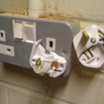 This plug had not been removed for a long time in an office in London