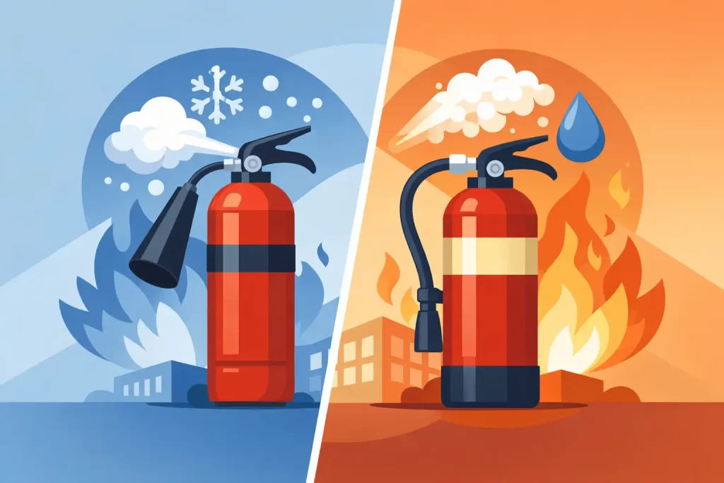 CO2 vs Foam Extinguishers for Your Premises