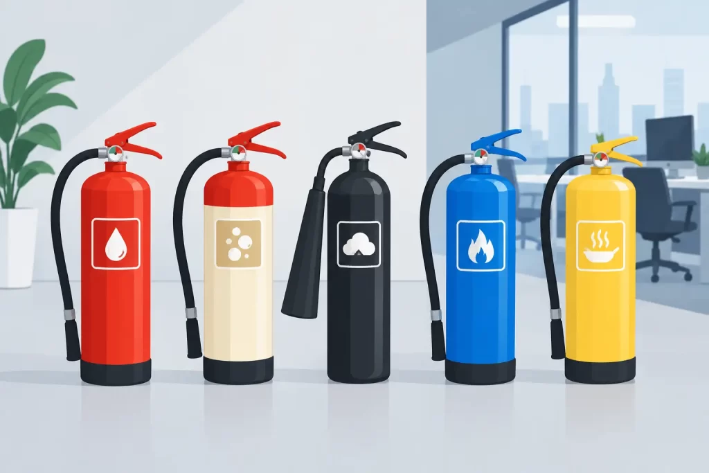 Fire Extinguisher Types for UK Workplaces